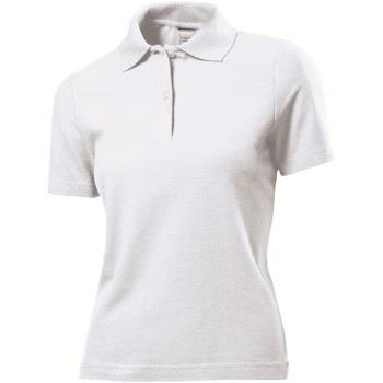 Stedman Polo Women Weiß Baumwolle Small Damen