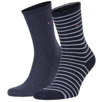Tommy Hilfiger 2P Classic Small Stripe Socks Blaugestreift Gr 39/42 Da...