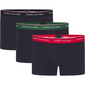 Tommy Hilfiger 3P Essentials Boxers Rot/Grün Baumwolle Small Herren