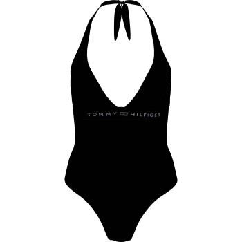 Tommy Hilfiger Halter One Piece Swimsuit Schwarz Medium Damen