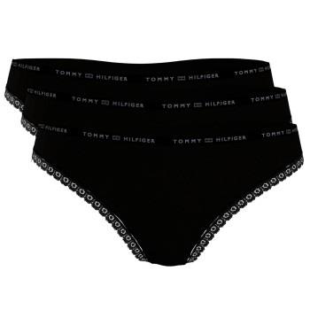 Tommy Hilfiger 3P Lace Brief Schwarz Small Damen