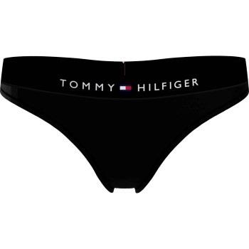 Tommy Hilfiger Thongs Schwarz Ökologische Baumwolle Small Damen