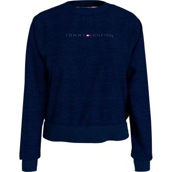 Tommy Hilfiger Tonal Logo Lounge Sweatshirt Dunkelblau Small Damen