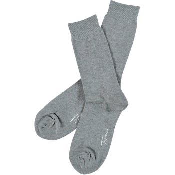 Topeco Men Classic Socks Plain Grau Gr 41/45 Herren