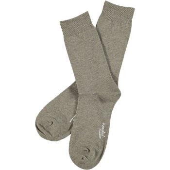 Topeco Men Classic Socks Plain Hellbraun Gr 39/41 Herren