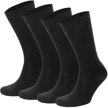 Topeco 4P Men Socks Plain Schwarz Gr 45/48 Herren