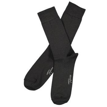 Topeco Men Socks Plain Dress Sock Dunkelgrau Gr 41/45 Herren