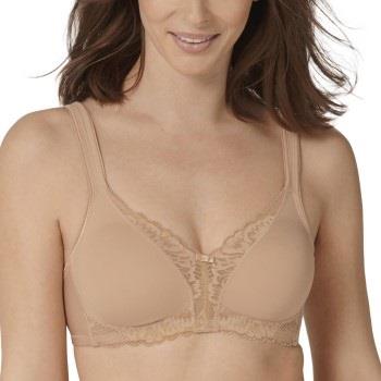 Triumph BH Modern Lace Cotton Soft Bra Beige A 75 Damen