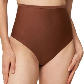 Triumph Shape Smart Highwaist Thong Braun Small Damen