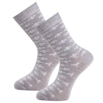 Trofe Bamboo Flower Socks 2P Grau Gr 39/42 Damen