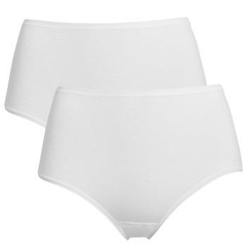 Trofe Midi Briefs Bamboo Mix 2P Weiß Small Damen