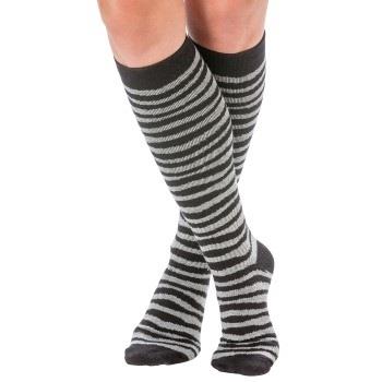 Trofe Printed Support Socks Schwarz/Grau Gr 39/42 Damen