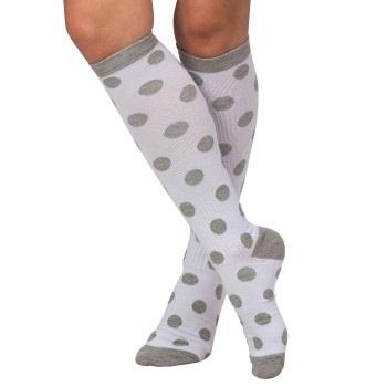 Trofe Printed Support Socks Weiß/Grau Gr 35/38 Damen