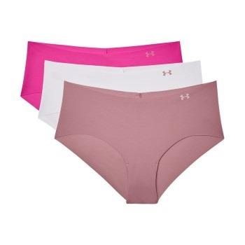 Under Armour 6P Pure Stretch Hipster 1325 Rosa/Weiß Small Damen