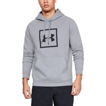 Under Armour Rival Fleece Logo Hoodie Grau Medium Herren