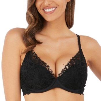 Wacoal BH Raffine Plunge Push Up Bra Schwarz A 70 Damen