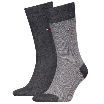 Tommy Hilfiger 2P Men Birdeye Sock Anthrazit Gr 39/42 Herren