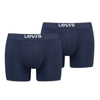 Levis 2P Men Solid Basic Boxer Brief Marine Baumwolle Medium Herren