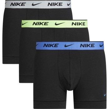 Nike 3P Everyday Essentials Cotton Stretch Boxer Schwarz/Silber Baumwo...