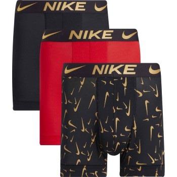 Nike 3P Everyday Essentials Micro Boxer Brief Schwarz/gold Polyester M...