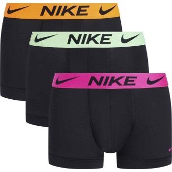 Nike 3P Everyday Essentials Micro Trunks Schwarz/Rosa Polyester Small ...