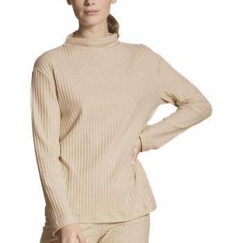 Calida Home Hub Sweater Crème Baumwolle Small Damen