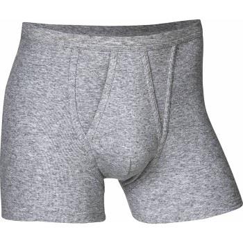 JBS Basic Fly Boxer Grau Baumwolle Small Herren