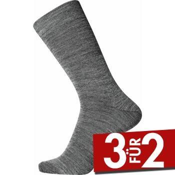 Egtved Wool Twin Sock Grau Gr 45/48