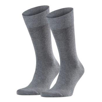 Falke 2P Happy Socks Grau Gr 39/42 Herren