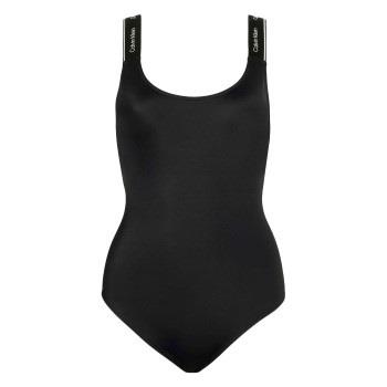 Calvin Klein Pure Swim One Piece Schwarz Small Damen