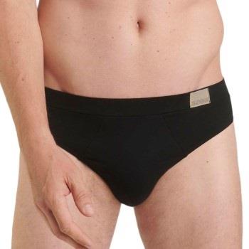 Sloggi 2P For Men GO Natural Brief Schwarz Baumwolle Small Herren