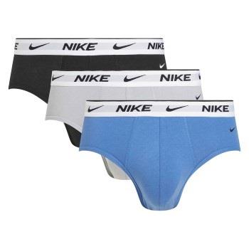 Nike 3P Cotton Stretch Briefs Schwarz/Blau Baumwolle Small Herren