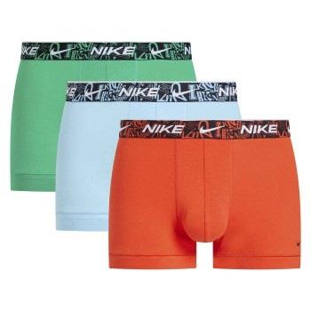 Nike 3P Everyday Essentials Cotton Stretch Trunk Orange Baumwolle Smal...