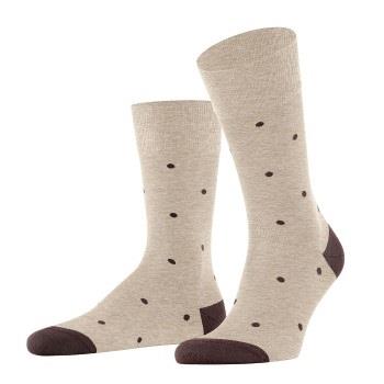 Falke Dot Socks Beige Baumwolle Gr 39/42 Herren