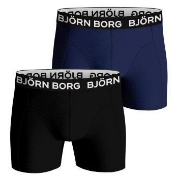 Bjorn Borg Bamboo Cotton Blend Boxer 2P Schwarz/Blau Small Herren