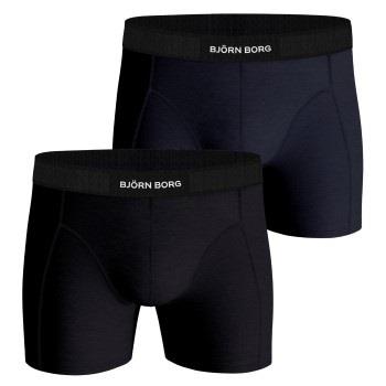 Bjorn Borg Premium Cotton Stretch Boxer 1298 2P Schwarz/Blau Baumwolle...