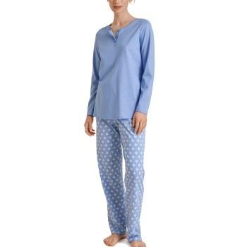 Calida Shell Nights Pyjamas Hellblau Baumwolle Small Damen