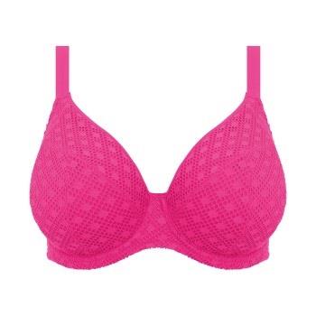 Elomi Bazaruto Underwire Plunge Bikini Top Rosa Polyamid F 80 Damen