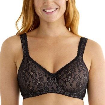 Swegmark BH Flower Shape Wire Padded Bra Schwarz B 75 Damen