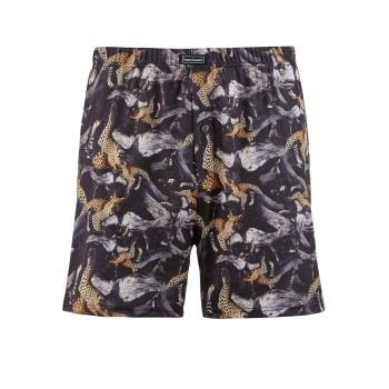 Bruno Banani Panthera Boxershorts Schwarz Muster Polyester Small Herre...