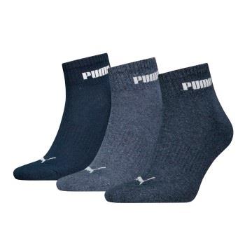 Puma 2P Unisex New Generation Cushioned Quarter Sock Blau Gr 39/42