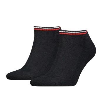 Tommy Men Uni TJ Iconic Sneaker Sock 2P Schwarz Baumwolle Gr 39/42 Her...