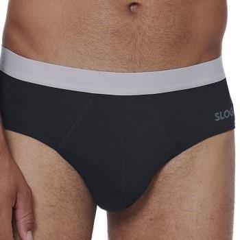 Sloggi 6P Men Go ABC 2 0 Brief Schwarz Baumwolle Small Herren