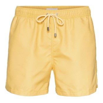 Panos Emporio Badehosen Classic Solid Swimshort Gelb Polyester Small H...
