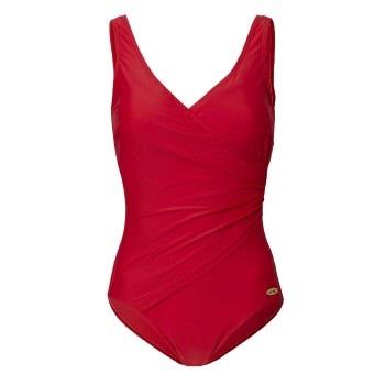 Damella Julia Basic Swimsuit Rot 38 Damen