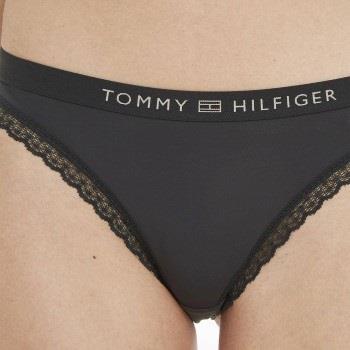 Tommy Hilfiger Tonal Logo Lace Briefs Schwarz Small Damen