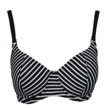 Esprit Silverline Beach Padded Underwire Bikini Schwarz D 75 Damen