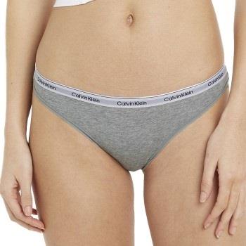 Calvin Klein 3P Low Rise Bikini Briefs Weiß/Grau Baumwolle Small Damen