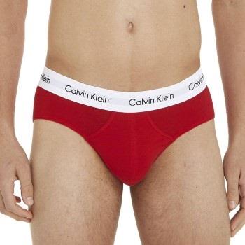 Calvin Klein 6P Cotton Stretch Hip Brief Marine/Rot Baumwolle Small He...