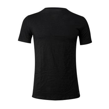 FILA Round Neck T-Shirt Schwarz Baumwolle Medium Herren